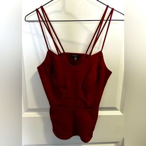 Burgundy Dynamite tank